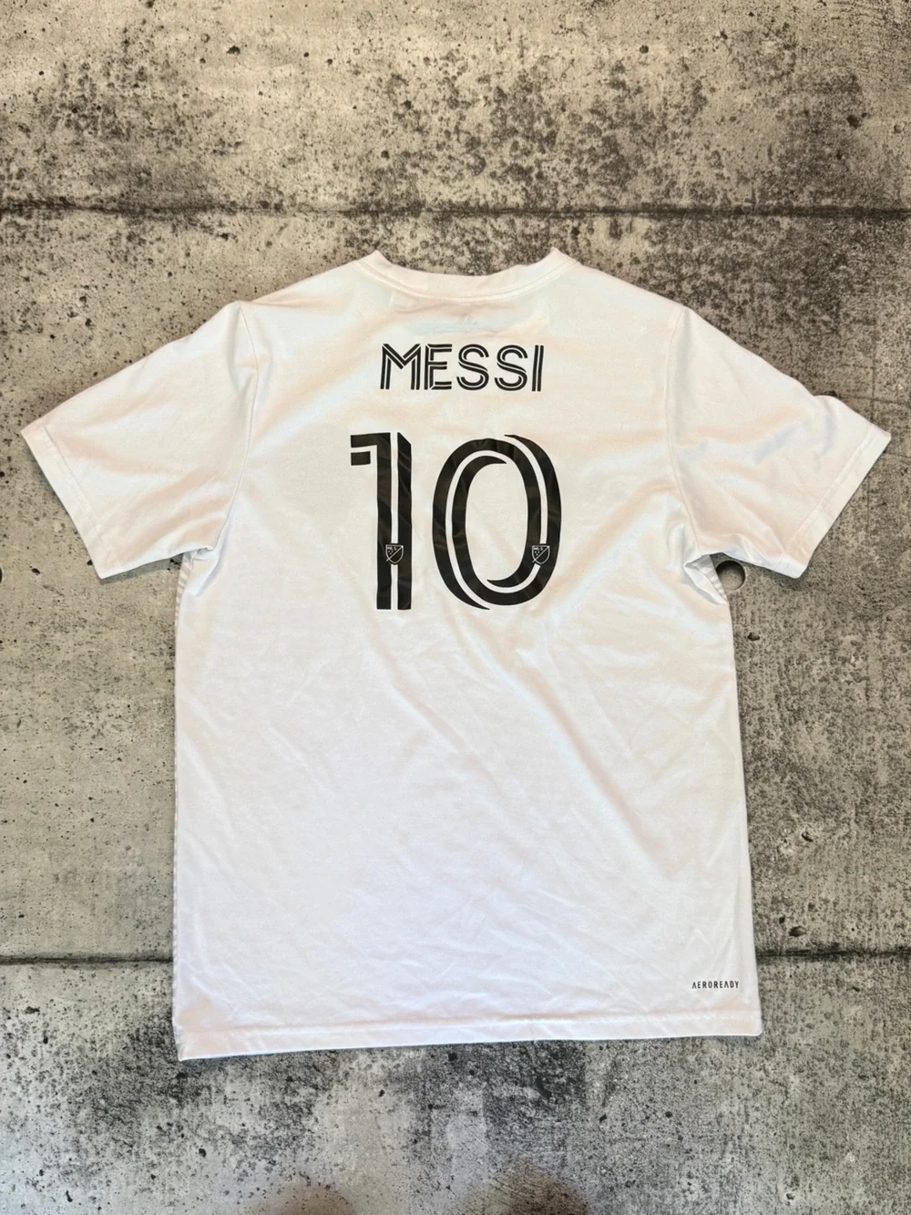 adidas White Miami FC Graphic Youth Soccer Tee